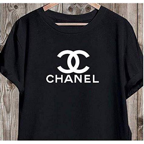 chanel logo t shirt mens|embellished Chanel t shirt.